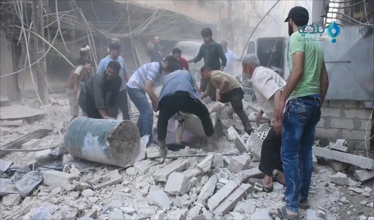 مجزرة جديدة للطيران الروسي في إدلب تخلف عشرات الشهداء والجرحى